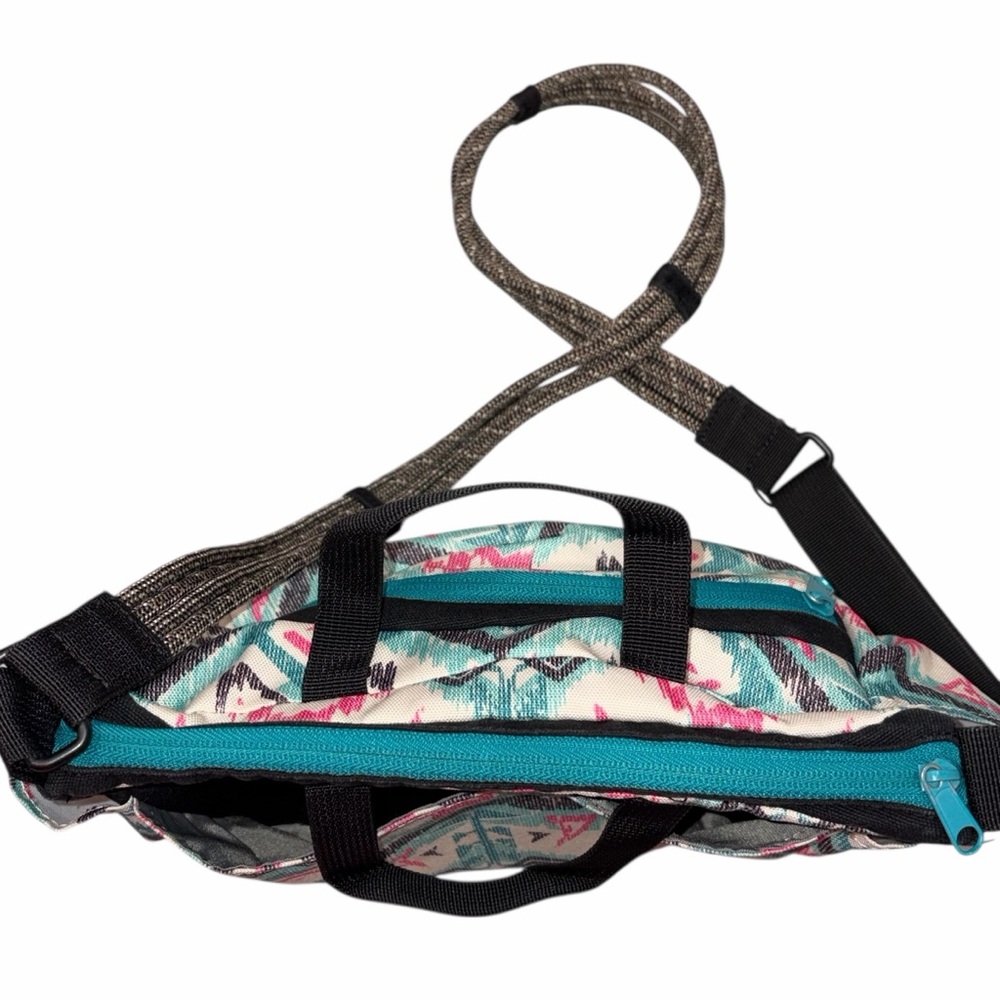 Kavu Ikat Canvas Crossbody Purse Bag Shoulder Bag - Picture 6 of 10